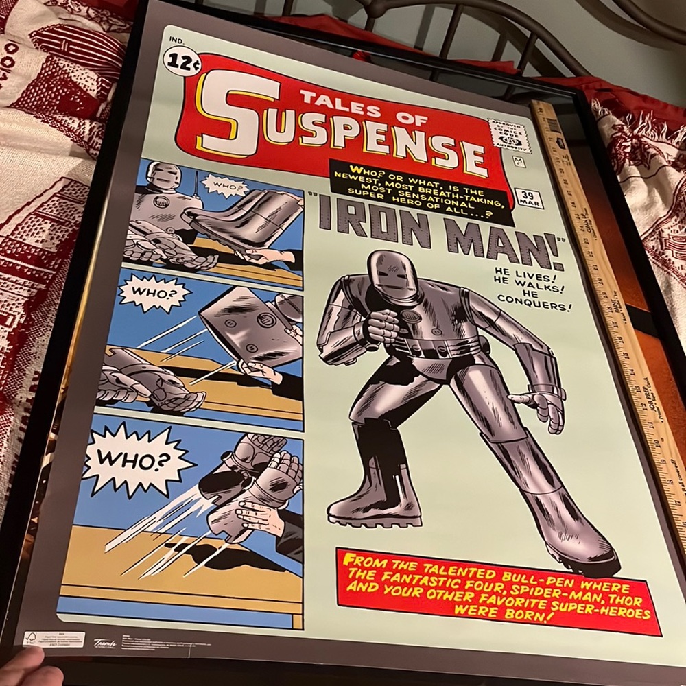 Tales Of Suspense #39 Cover Poster - Iron Man - 24” X 36”